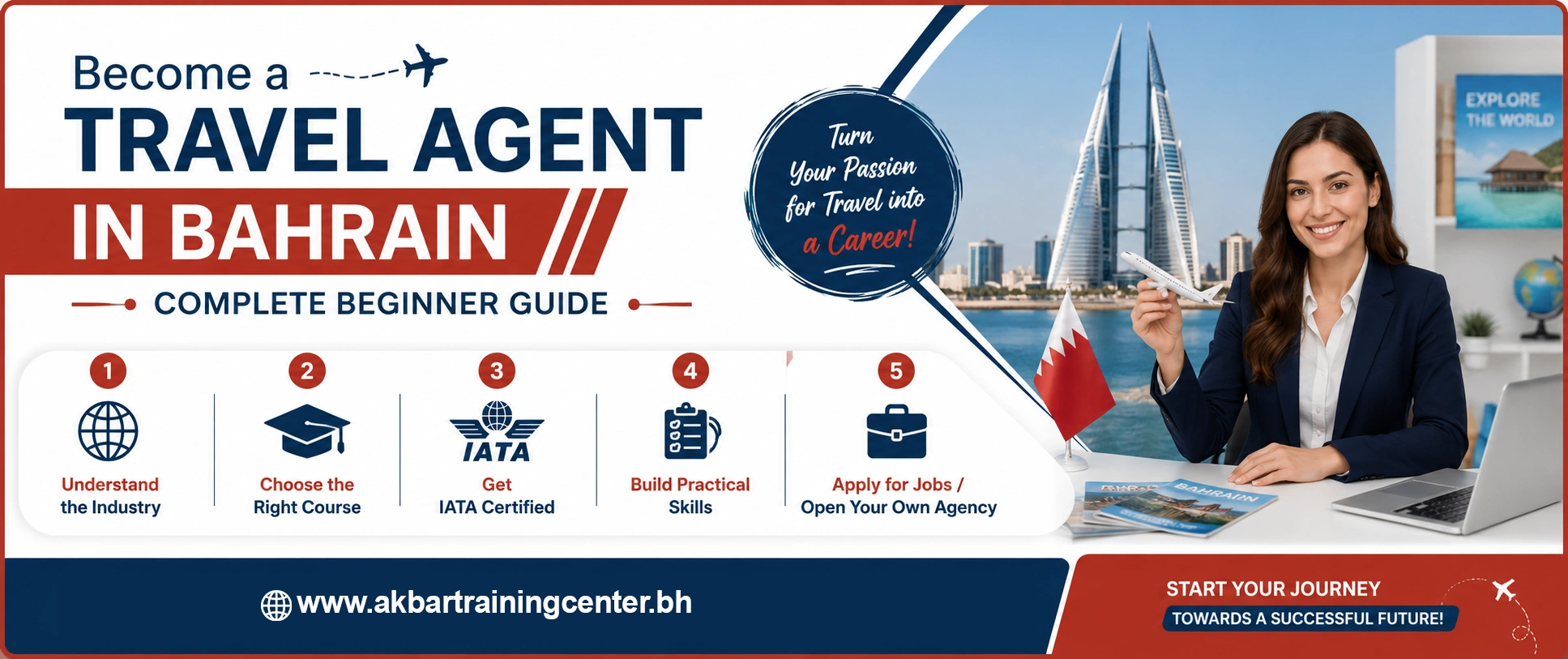 How to Become a Travel Agent in Bahrain — Step by Step Guide