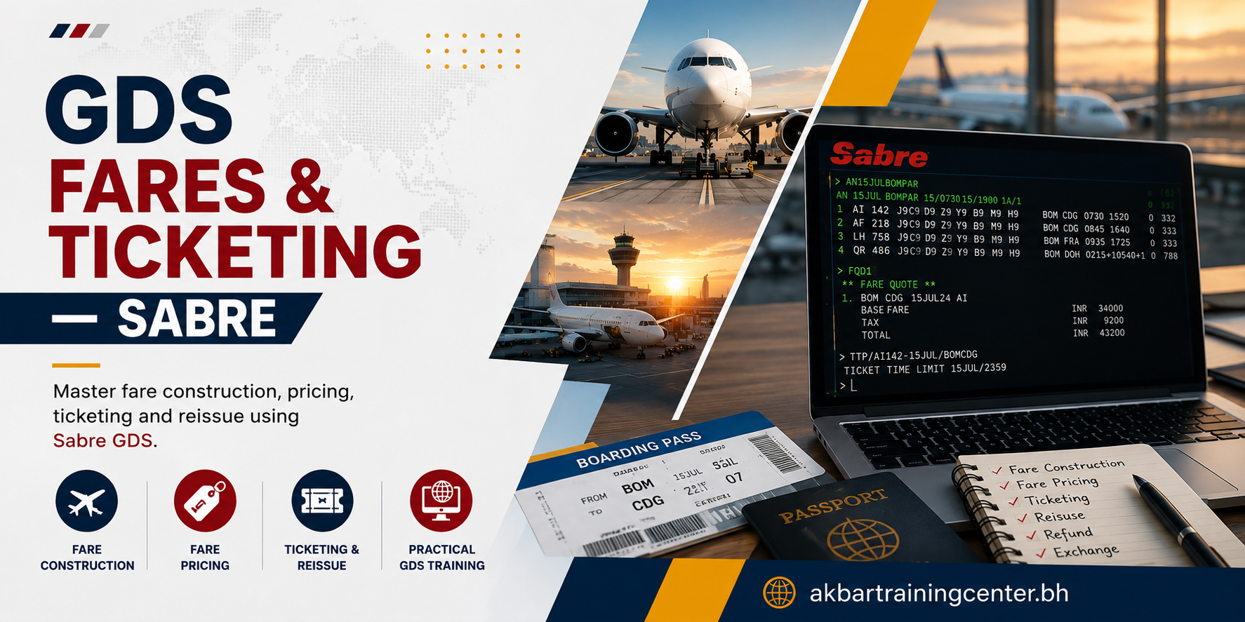 IATA GDS Fares and Ticketing Sabre